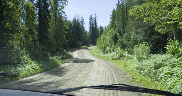 unpaved road